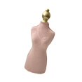 thumbnail image 4 of Expositor de collares, busto, organizador de cadenas, decoración y almacenamiento de joyas. Rosa, 4 of 9