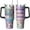 Unicorn 40oz Tumbler, variant on 40 Oz Butterfly Tumbler with Handle and Straw, Double Wall Stainless Steel Butterfly Cup, Butterflies Coffee Mug Keeps Drinks Cold & Hot Gifts for Women Mom Friends for Birthday, Chrismas