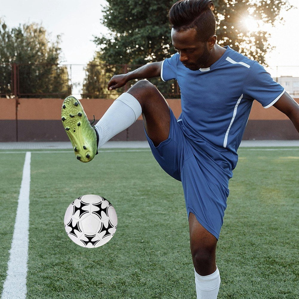 Slccxzc Size 5 Inflatable Soccer Ball, Lightweight PVC Soft Sports Ball for Indoor Outdoor Play