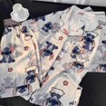 thumbnail image 1 of Sanrio-Conjunto de pijamas de Hello Kitty 3 para mujer, ropa de dormir Kuromi Y2k, pantalones cortos informales de gran tamaño, Rosa dulce, sedosos, ropa de casa bonita, Verano, 1 of 5