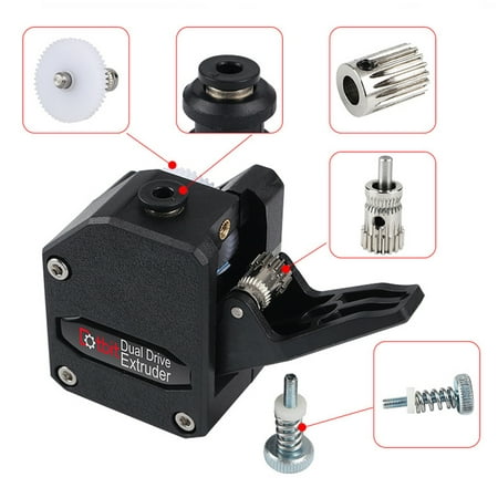 Extruder Cloned Btech Dual Drive Extruder for 3D Printer High Performance for 3D Printer