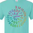 thumbnail image 4 of Inktastic Pi Day Pi Numerals in Rainbow Spiral T-Shirt, 4 of 5