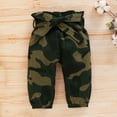 thumbnail image 5 of Baby Girl Clothes Long Sleeve Romper Camouflage Print Pants Headband Set Coming Home Outfit, 5 of 9