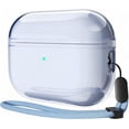 thumbnail image 1 of 2022 NEW Incase Lanyard for Airpods Pro 2nd Generation for Apple Air Pods Pro 2 Case Hang Rope High Quality with Colorful Cover Light Blue For Airpod Pro2 2022, 1 of 6