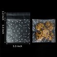 thumbnail image 4 of Cookie Bags 200 Pcs 5.5″ x 5.5 ″Self Adhesive Cookie Bags Cellophane Treat Bags Self Sealing Clear Plastic Bags, 4 of 6