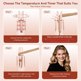 thumbnail image 3 of Automatic Curling Iron for Home Use with Multiple Curling Iron Replacement Heads and A Straightening Brush US Plug,1 * curling iron 4 * replacement heads, 3 of 3