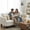 White, variant on 84" Mid Century Modern 3 Seater Sofa Couch, Deep Seat Corduroy Upholstered Sofa with Armrests for Living Room, Bedroom & Apartment, Light Gray