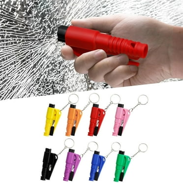 DIYSMART 8-Pack Car Window Breaker Keychain, Seatbelt Cutter, Emergency Tools