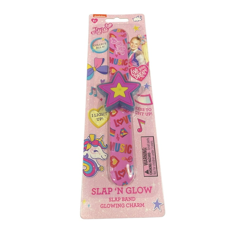 Nickelodeon JoJo Siwa Slap Band Glowing Charm Bracelet Walmart