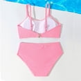thumbnail image 5 of Girls Two-Piece Bikini Swimsuits Adjustable Straps Girls Bikinis with Chest Pad Girl Swimsuit Size 6-7 Years, 5 of 9