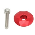 thumbnail image 1 of Bike Stem Top Cover, Dustproof Non Deformation Bike Headset Top Cover With Screw For Repairing Red, 1 of 8