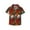 B-Red, variant on Zwiiyzr 1-10Y Toddler Boys Hawaiian Shirt Casual Short Sleeve Button Down Summer Collared Shirts for Boys Yellow
