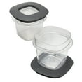 thumbnail image 3 of Recipientes de almacenamiento de alimentos Rubbermaid Premier de 0,5 L, color gris, paquete de 2, 3 of 6