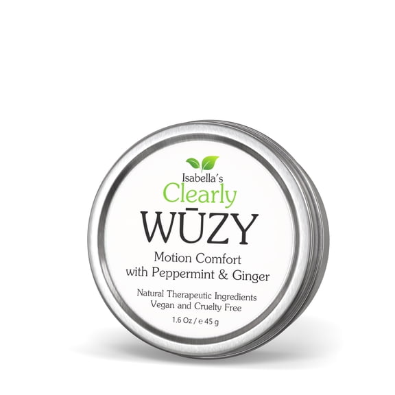 WŪZY, Essential Oil Blend for Motion Sickness & Morning Sickness  | Non Drowsy Natural Remedy with Ginger and Peppermint | Aromatherapy For Pregnancy, Kids, Toddlers