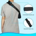 thumbnail image 6 of Arm Sling, Lightweight Adjustable Breathable Support Strap for Rotator Cuff, Shoulder Injury, Broken & Fractured Bones Mesh Brace for Arm Wrist Elbow, Padded for Left and Right Arm Men Women, 6 of 6
