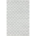 thumbnail image 3 of Unique Loom Chindi Cotton Collection Area Rug - Checkered (6' 1" x 9' Rectangle Ivory/Gray), 3 of 7