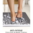 thumbnail image 6 of Kitchen Rugs and Mats Cushioned Anti Fatigue, omezin 2 PCS Non Skid Kitchen Runner Rugs, Waterproof Memory Foam Kitchen Floor Mat, Standing Desk Mat for House, Sink, Office, Kitchen (Gray), 6 of 6