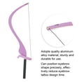thumbnail image 4 of Eyebrow  Marking Ruler, Aluminum Alloy Eyebrow Line Marker Ruler Ergonomic High Strength Spring  For  Salon Gold,Silver,Black,Purple, 4 of 8