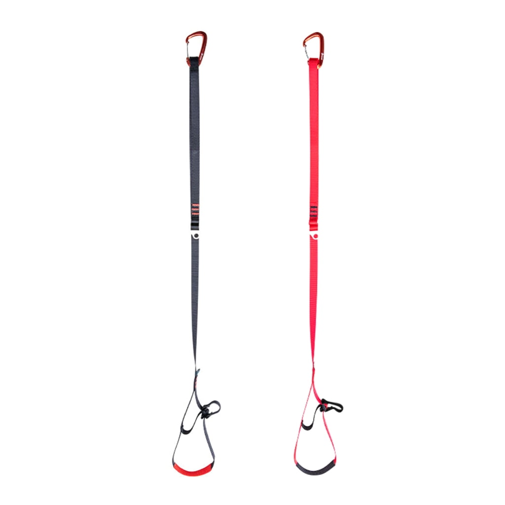 SIEYIO Adjustable Climbing Ascenders Sling Belt Rope Foot Ascenders Webbings Sling