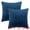 Dark Blue, variant on Unique Bargains 4 Solid Striped Square Decorative Throw Pillow Covers Textured Pillowcases Light Blue/Dark Blue 18" x 18"