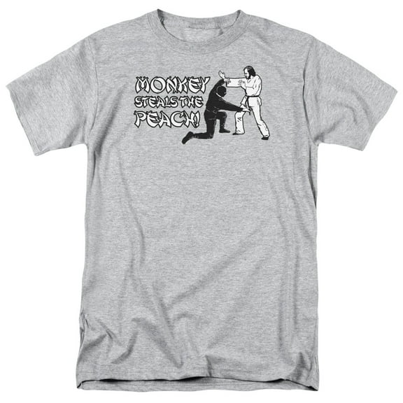 - Monkey Steals The Peach - Short Sleeve Shirt - XXXX-Large