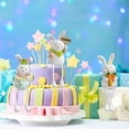 thumbnail image 4 of Binwennn Rabbit Statue Ornament With Hanging Legs Children's Easter Resin Rabbit Resin Birthday Present Decoration Random Ornament Assortment Create Ornament Bulk Ornament Retro Ornament Set Christmas, 4 of 7