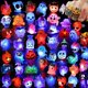 thumbnail image 3 of Anillo de dibujos animados mezclados con luz, fiesta de Halloween, fantasma, calabaza, Calavera, monstruo, juguetes para niños, decoraciones de Halloween, 10 unids/lote por paquete, 3 of 3