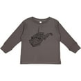thumbnail image 3 of Inktastic West Virginia State Word Salad Boys or Girls Long Sleeve Toddler T-Shirt, 3 of 5