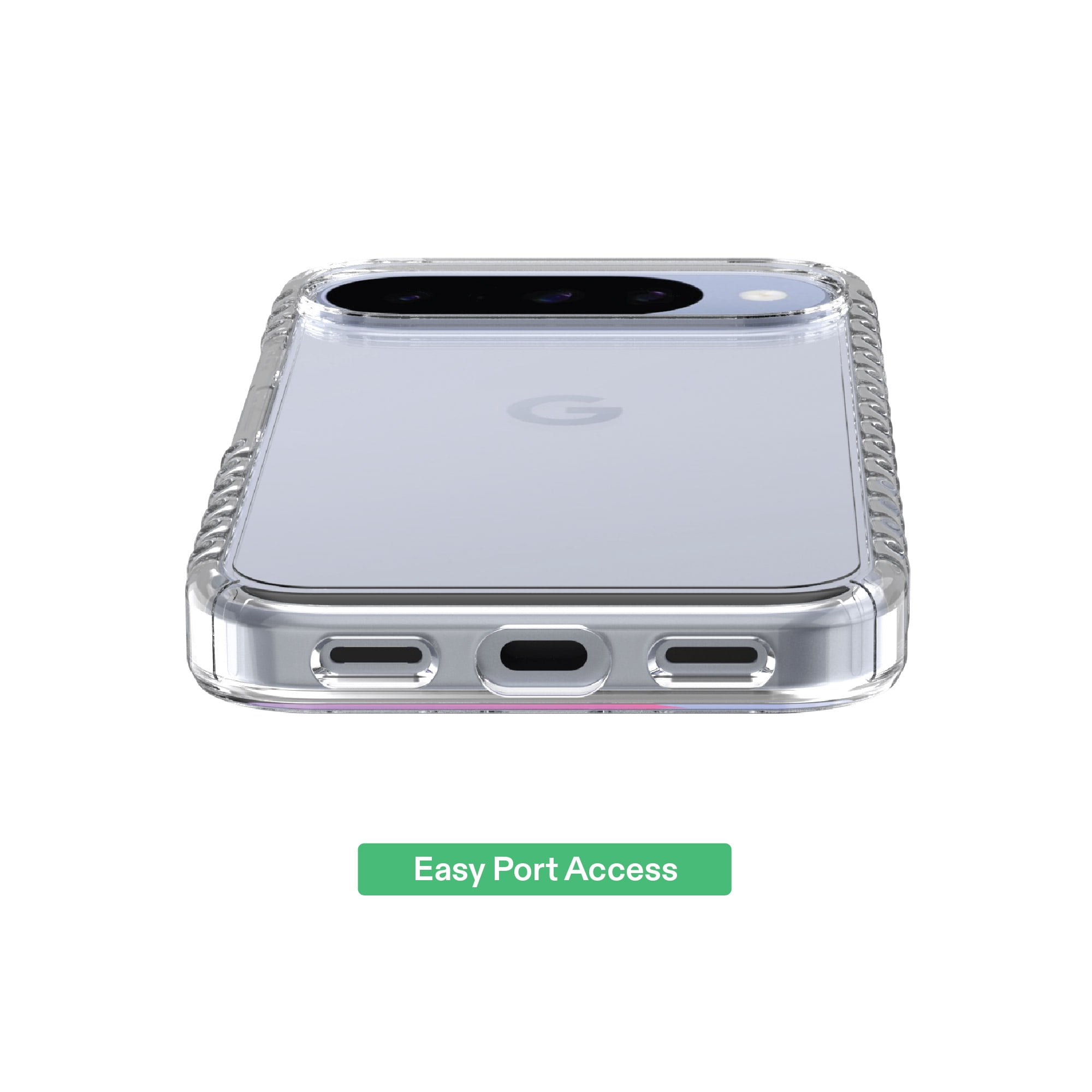 onn Protective Gel Phone Case for Google Pixel 10 - Clear