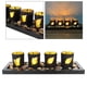 thumbnail image 5 of Candelabros de té con bandeja de madera Juego de 4 candelabros decorativos para Hoja, 5 of 9