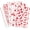 Red-White, variant on 50 Pieces Rose Gold Tissue Paper 20x28inch, Metallic Gift Tissue Paper for Gift Bags, Gift Wrapping & Packaging for Birthday Party Favor Decor DIY Fringes Shredded Fill Confetti