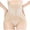 Beige, variant on Lmnyox Women's High Waist Shapewear Breathable Boyshort Under Dress Comfortable Hip Lift See Through Underwear