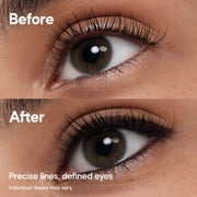 Almay All-Day Eyeliner Pencil, Precision Tip Eye Makeup, Hypoallergenic, Built-In Sharpener, 206 Black/Brown, 0.01 oz