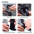 thumbnail image 4 of Wosthever Soporte para teléfono de bicicleta Soporte universal de silicona Soporte a prueba de golpes Soporte para teléfono móvil de 4.7-6.8 Ciclismo Manillar, 4 of 6