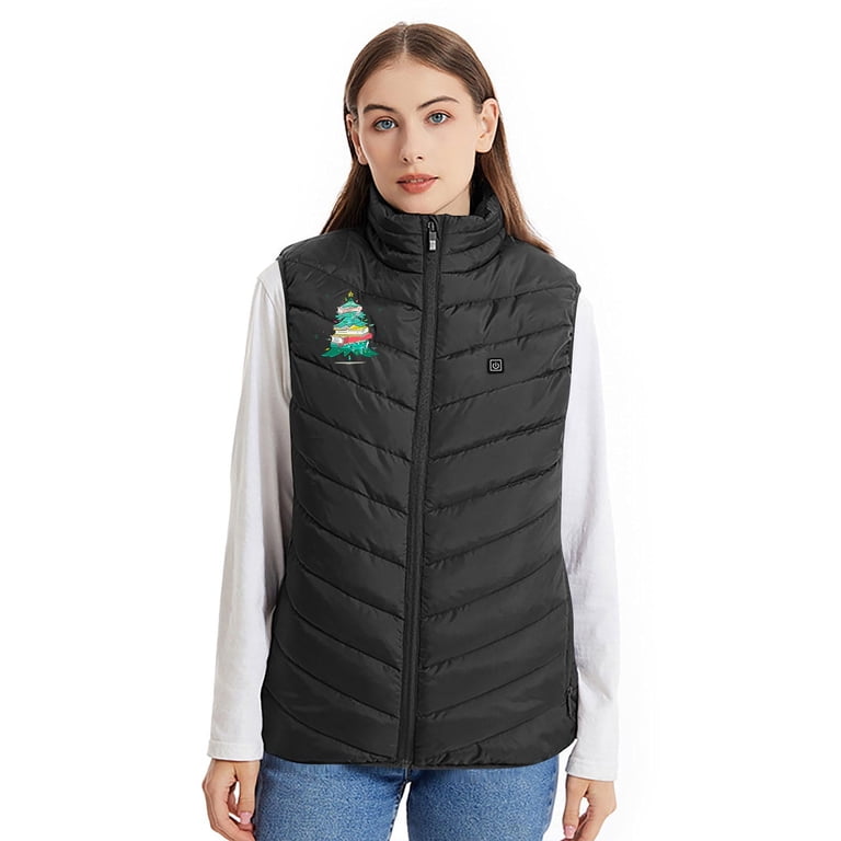 Battery Powered Heated Vest KOVNLO Heated Vest For Women With Battery ...
