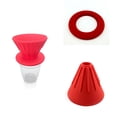 thumbnail image 4 of Portable Outdoor V Shaped Silicone Coffee Dripper Set Travel Friendly Coffee Filter Cup For Fresh Brewed Coffee Anywhere, 4 of 5
