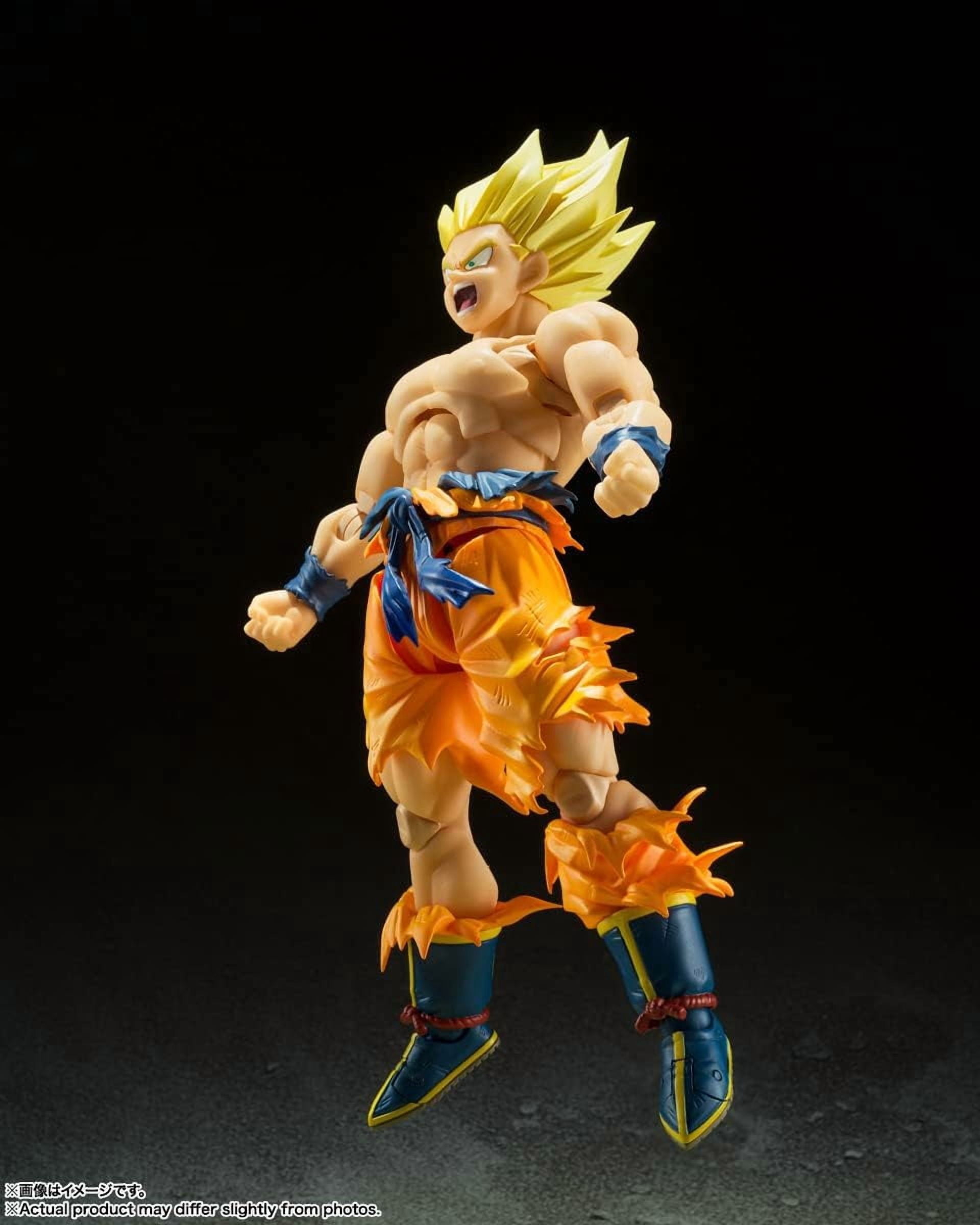Bandai Spirits Dragon Ball Z S.H.Figuarts Son Goku: Legendary Super Saiyan Action Figure (6")