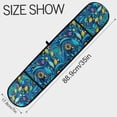 thumbnail image 3 of Dailycode Double Sided Oven Mitt with Loop Heat Resistant Kitchen Long Potholders 7" x 35" Fantasy Doodle Art Leaf, 3 of 6