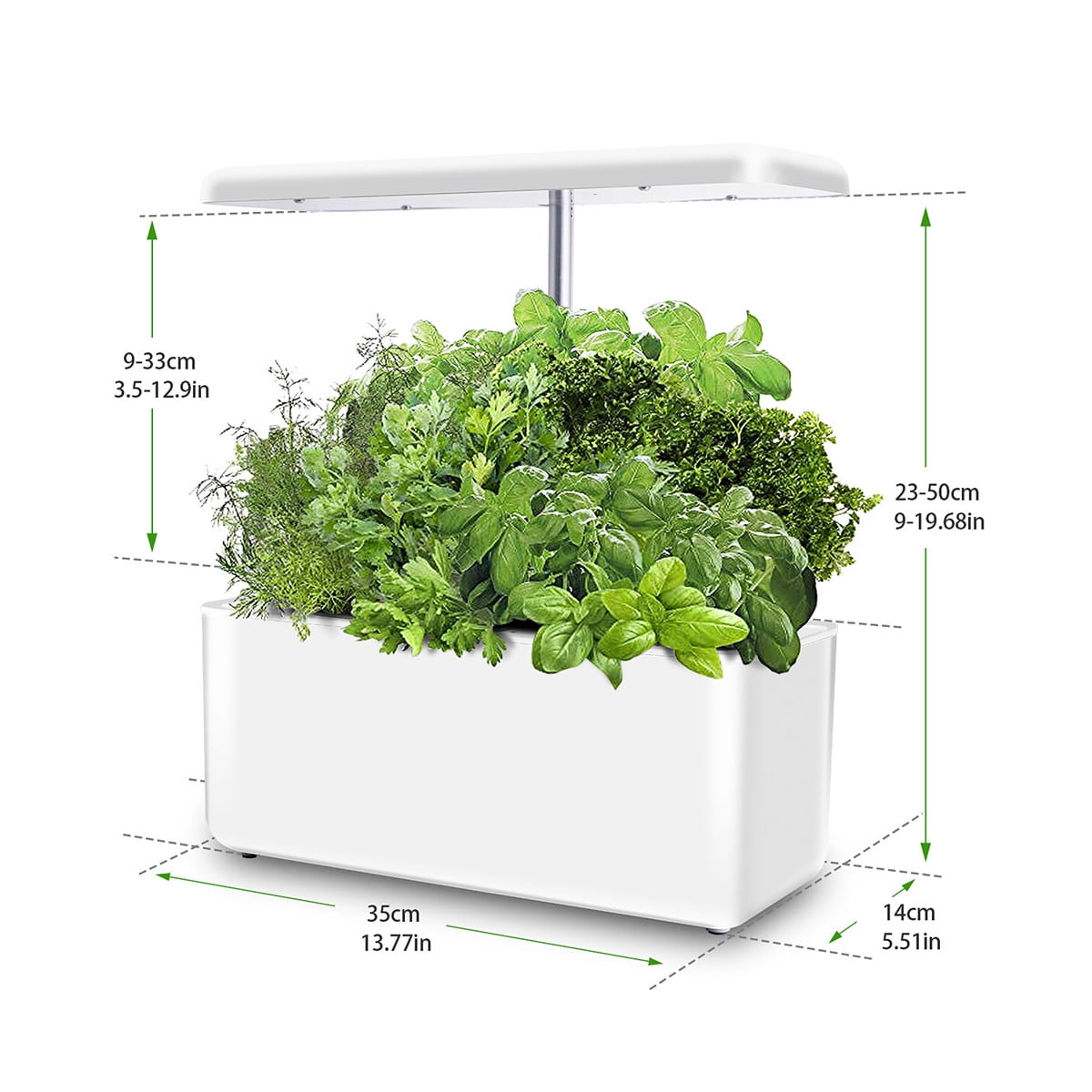 35w Indoor Led Plant Grow Lighting Desk Lamp Smart Hydroponic Herb