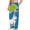 thumbnail image 2 of Balery Goose Holding an Umbrella print Men's Pajama Pants,Ultra Lightweight Pjs,Lounge Pant-X-Large, 2 of 9