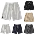 thumbnail image 4 of Mens Waffle Shorts Beach Sports Gym Workout Jogging Hiking Fitness Short Pants, 4 of 11