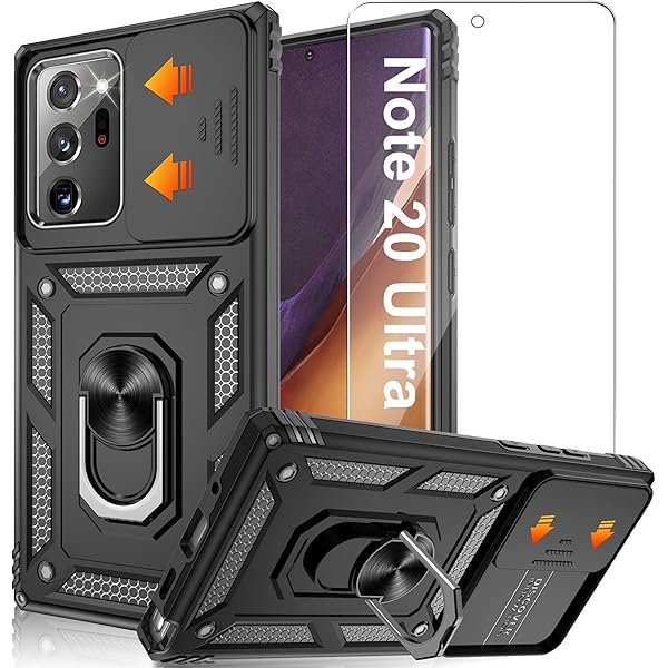 wonima11 Rayboen for Samsung Galaxy Note 20 Ultra Case, Crystal Clear Designed Hard PC Back Soft TPU Frame Shockproof Protective Slim Fit Durable Transparent Phone Cover for Galaxy Note 20 Ultra 5G