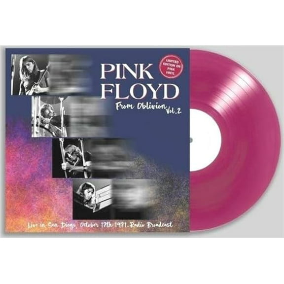 Pink Floyd From Oblivion Vol. 2: Live in San Diego Limited Edition Pink Vinyl Record