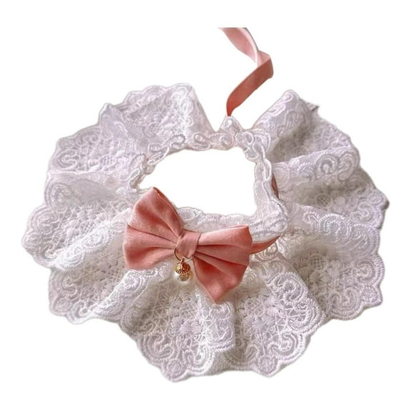 yotijay Adjustable Cats Collar Cats Scarf for Birthday Theme Party Walking Halloween