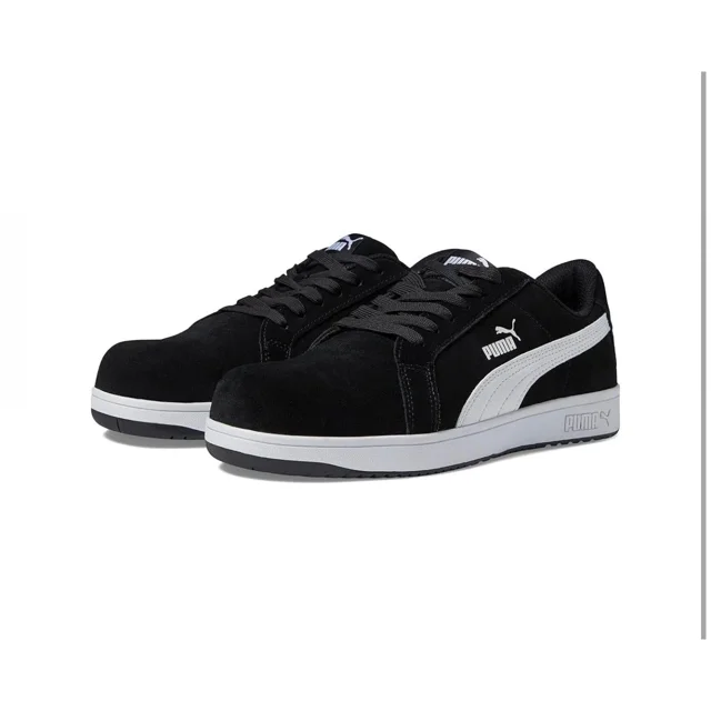 PU & MA Suede Classic XXI Black Low-Top Sneakers Men's Size 11 Excellent Condition