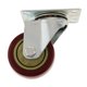 thumbnail image 1 of Ruedas de licencia giratorias sola rueda de caucho + hierro Ruedas fijas Rodamiento de con rotación de 360  degree para un, 1 of 7