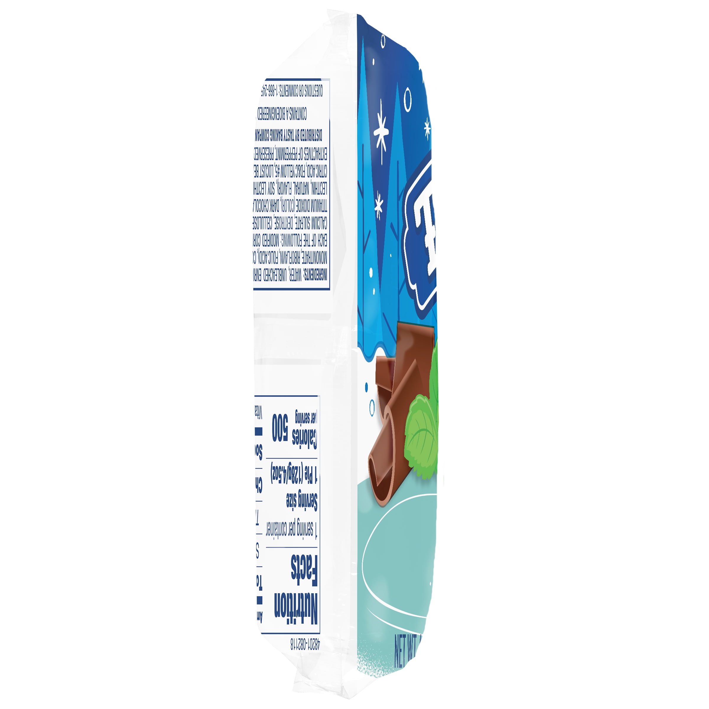 Tastykake Glazed Chocolate Mint Flavored Pie, Individually Wrapped Snack Pie, 4.5 oz.