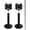 Black-Rainbow CZ - 14 Gauge-7mm Bar-3mm CZ, variant on 18G 16G 14G Internally Threaded Nose Rings Studs Flat Back Earrings Surgical Steel CZ Nose Rings Stud Tragus Helix Conch Cartilage Earrings Stud Piercing Jewelry Fo...(16 Gauge-8mm Bar-2mm CZ)[m5853]