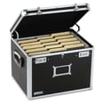 thumbnail image 5 of Portable File Box - 17.5 x 14 x 12.5 Inch Legal/Letter Size Storage Box with Dual-Combination Locking for Document Filing and Organization,Black, 5 of 6