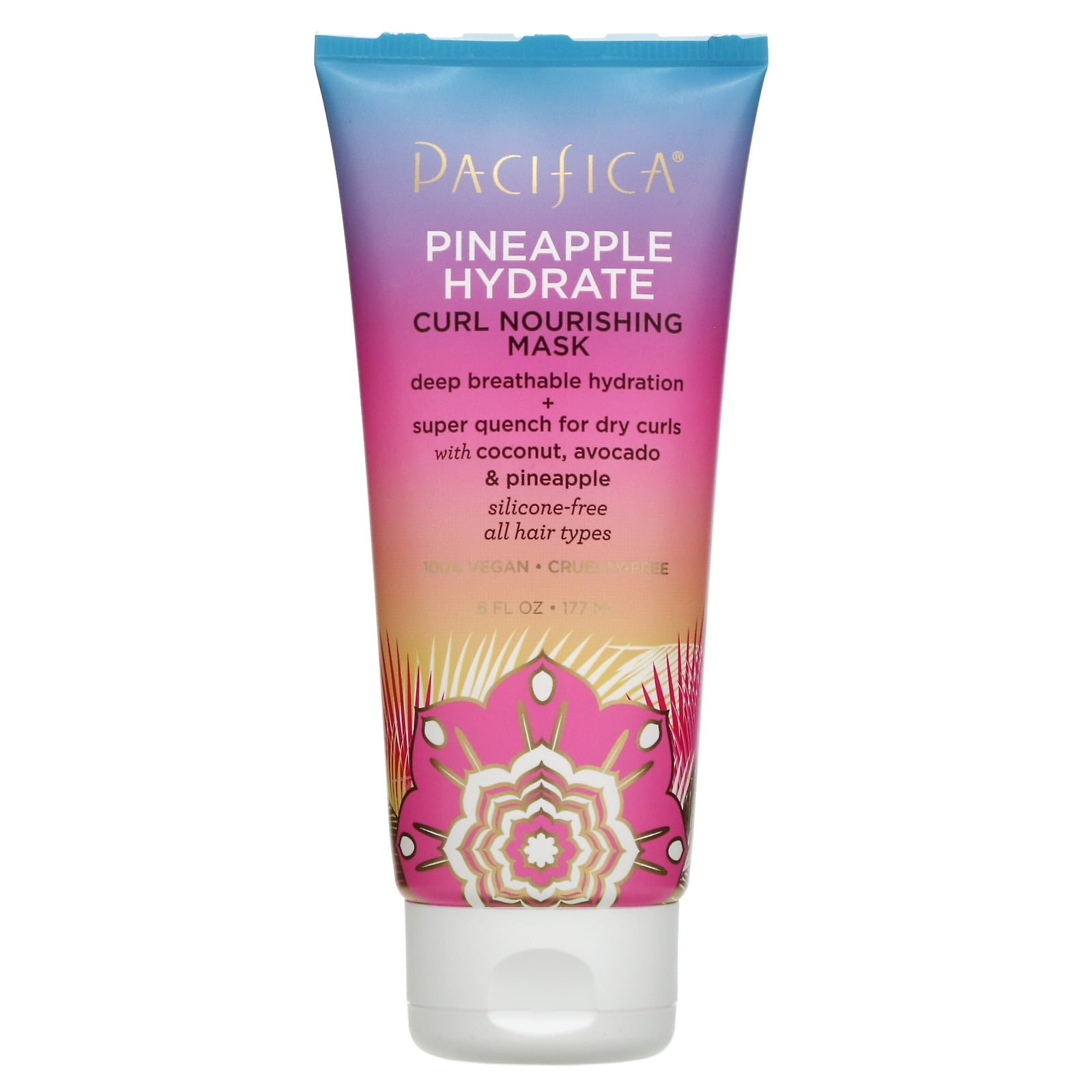 Pacifica Pineapple Hydrate, Curl Nourishing Mask, 6 fl oz (177 ml)
